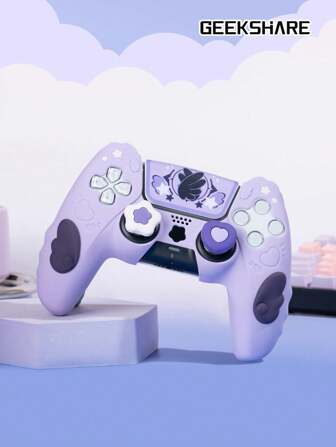 GeekShare Funda protectora de silicona con diseño de alas de estrella para manija de controlador de juegos