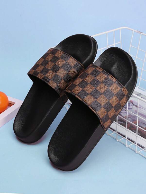Men's Casual Slippers, Summer Comfortable Lightweight Open-Toe Slip-Ons, Fashionable Outdoor Beach Sandals