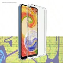 Funda de teléfono Silicon Transparente compatible con Samsung Galaxy A04e - transparente - Ver 1