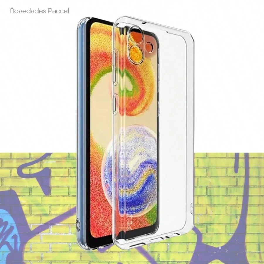 Funda de teléfono Silicon Transparente compatible con Samsung Galaxy A04e - transparente - Ver 1