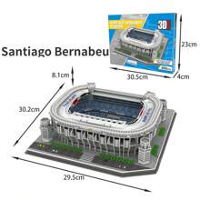 A Large 3D Paper Stadium Puzzle Model For Passionate Football Fans To Fight With Your Home Team,Football,Liverpool,Qatar