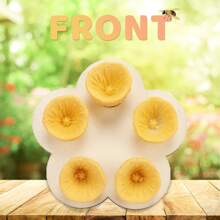 6 piezas/1 set Taza de bebida para insectos abejas, bebedero para colmena y dispensador de agua para abejas - Multicolor - Ver 17