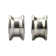 1入組滑輪軸承U型坑槽絞線電鍍防銹軸承鋼滾輪8*22.5*13.5