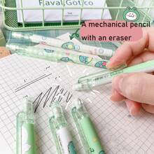 (1pc Mechanical Pencil +100pcs Lead Refills) Cute Automatic Pencil With Continuous Lead Highly Attractive For Drawing And Writing