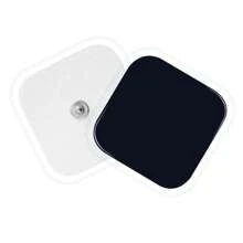 TENS電極貼片5X5cm自粘3.5mm插針無紡布凝膠貼片，用於電子脈衝身體按摩器EMS肌肉刺激器替換10/20/50/100入 - 5x5cm - 查看 3