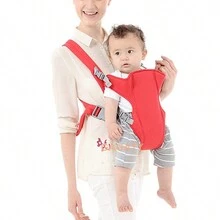 Baby Carrier 3 In 1 Ergonomic Adjustable Carrier Backpack Small Size Thickened Multifunctional Double Shoulder Baby Carrier; Easy-To-Use Front And Rear Baby Carrier - Blue - View 6