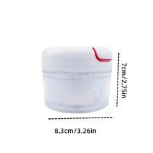 1 Máy ép tỏi thủ công mini, Máy xay tỏi, Máy nghiền tỏi, Máy băm tỏi cho nhà bếp, Dụng cụ cắt rau quả, Đồ dùng nhà bếp, Máy cắt, Thực phẩm, Salad, Trang trí, Bảo quản, Tiệc, Sinh nhật. - trắng - Xem 5