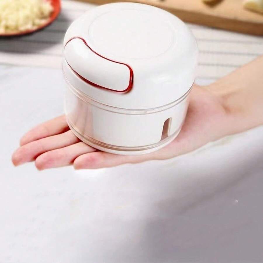 1 Máy ép tỏi thủ công mini, Máy xay tỏi, Máy nghiền tỏi, Máy băm tỏi cho nhà bếp, Dụng cụ cắt rau quả, Đồ dùng nhà bếp, Máy cắt, Thực phẩm, Salad, Trang trí, Bảo quản, Tiệc, Sinh nhật. - trắng - Xem 1