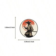 50 peças Adesivos de Grafite de Samurai de Desenho Animado para Notebook DIY, Telefone, Tablet, Capacete, Guitarra, Decoração de Bagagem