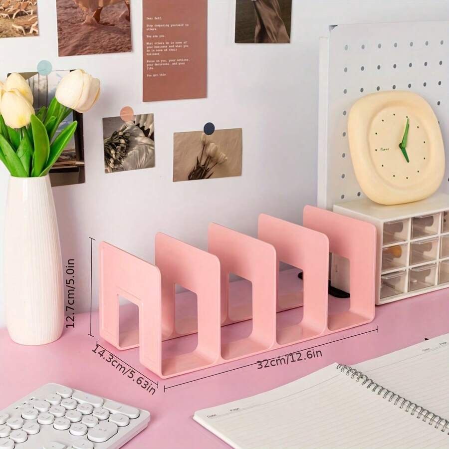 3pcs Book Stand Bookend Student Table Storage Holder Desk Organizer ...