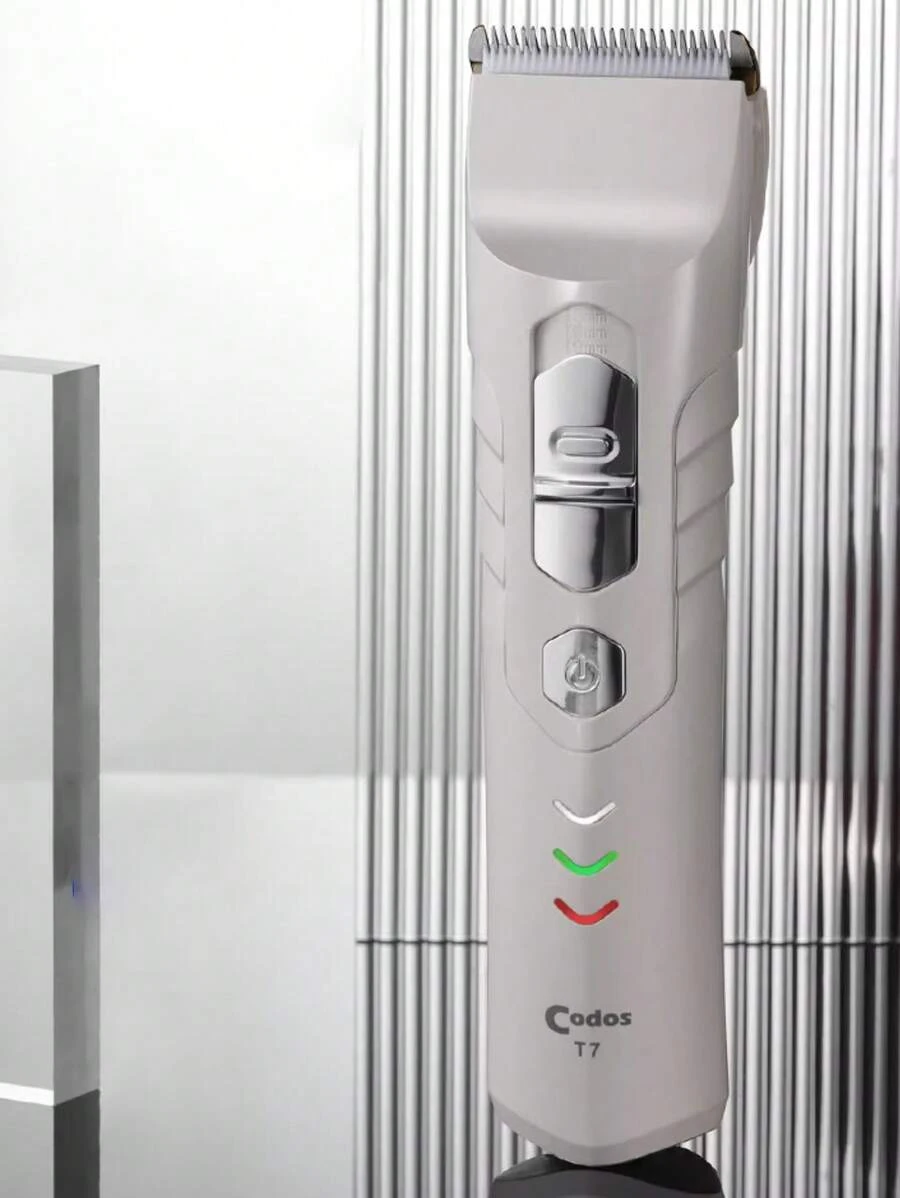 Tông đơ cắt tóc dùng điện Codos T7 Tông đơ cắt tóc không dây chuyên nghiệp dành cho salon và sử dụng tại nhà - Màu be - Xem 1