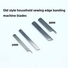 2pcs Vintage Sewing Overlock Machine Serger Knives, Sewing Machine Parts For Overlock, 5MM/8MM Two Specifications - Silver Gray - View 1