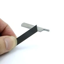 2pcs Vintage Sewing Overlock Machine Serger Knives, Sewing Machine Parts For Overlock, 5MM/8MM Two Specifications - Silver Gray - View 4