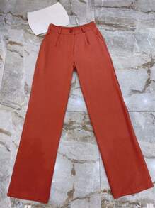 Women Pants - Terracotta - View 2