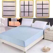 1 Pair Adjustable Elastic Bed Sheet Clip Mattress Gripping Fastener Holder Strap, Bed Sheet Fixator