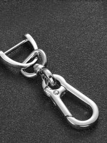 1pc Mobile Number Tag Braided String Car Key Anti-Lost DIY Pendant For Men And Women, 8-Shaped Keychain Car Accessories Bag Charm School