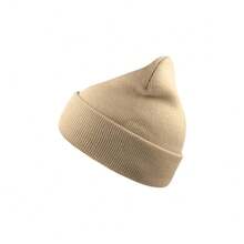Atlantis Wind Double Skin Beanie With Turn Up (Beige) - Beige - View 1