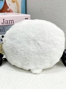 Cute Cartoon Plush Panda Crossbody Bag, Shoulder Bag - Black and White - View 5