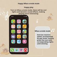 1個塑料兒童手機玩具，帶有燈光和音樂，觸屏模擬手機，教育音樂學習玩具（不含電池） - 彩色 - 查看 13