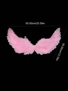 1pc Angel Demon Feather Wings Personalized Costume Prop, Suitable For Holidays, Performances, Cosplay Halloween Halloween Accessories