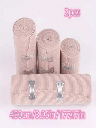 3 件高弹力绷带，弹性运动绷带，适用于脚踝和膝盖保护，健身房配件绷带运动胶带