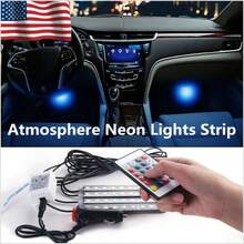 4*9 RGB LED Strip Under Car Tube Underglow Underbody System Neon Light Kit - Multicolor - View 2