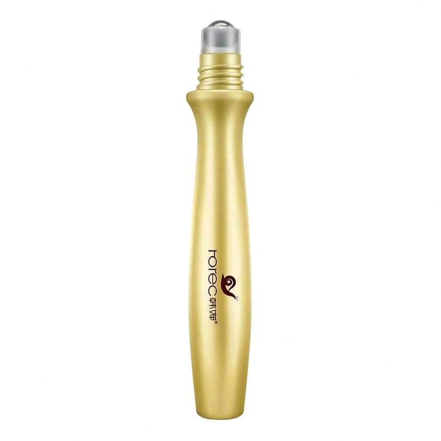 Crema de Ojos Anti Arrugas Ojeras Hidratante Colágeno Caracol Roll On Rorec - Dorado - Ver 1