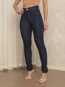 Women Jeans - Dark Wash - View 4