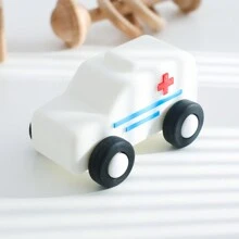 Modelo de réplica de auto de silicona, indestructible, autos de juguete para niños pequeños y niños, que incluye modelos de camión, sedán, ambulancia, de vuelta a la escuela - Multicolor - Ver 17