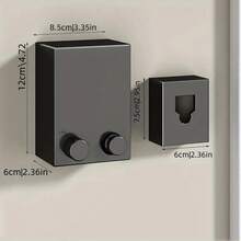 Retractable Clothesline, Invisible Indoor Balcony Bathroom Steel Wire Rope, For Drying Clothes And Quilts - Black - View 3