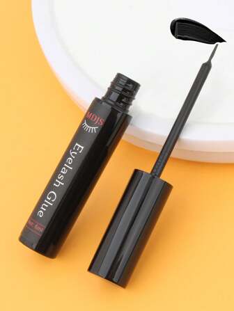 1 片睫毛胶 6ml，超强定型假睫毛可持续 72 小时，睫毛簇延长胶不含乳胶，最佳条状睫毛胶睫毛簇粘合剂适用于敏感眼部 DIY 假睫毛防水、快干、无刺激假睫毛胶（黑色）睫毛胶，睫毛胶