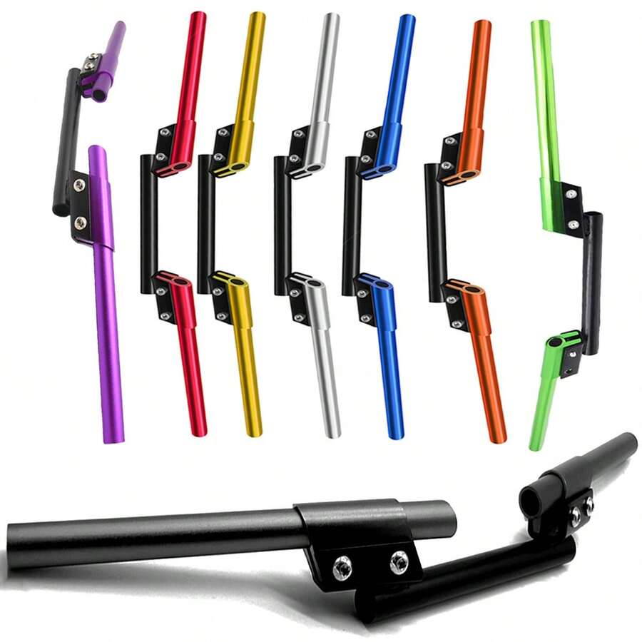 Manubrio Deportivo Metálico 3 Piezas Posiciones Moto Italika; Manubrio Deportivo Moto Metalico Universal Posiciones 3 Pzs; Manubrio Deportivo Moto Metalico Universal Posiciones - Morado - Ver 1