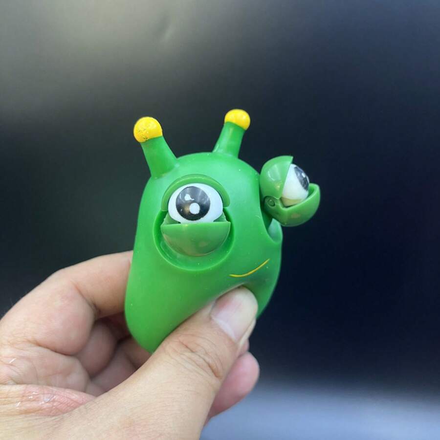 發條玩具新奇彈出眼睛毛毛蟲解壓玩具