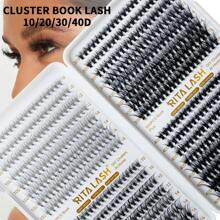 RITALASH RITALASH 640PCS Lash Clusters Book DIY Eyelash Extensions  Clusters Lashes Book  D Curl LASH Mega Volume Individual Lashes Eyelash Clusters Extensions Wispy Lashes Cluster DIY At Home Lash Clusters, Eyelash Clusters, Individual Eyelashes, Lashes, Fake Lashes