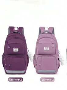 Women Functional Backpacks - 紫色 - 查看 2
