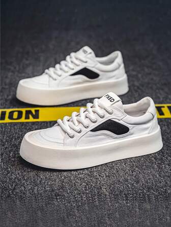 Men's 2025 Summer New Lightweight Soft Bottom Casual Sneakers, Breathable Teenage Versatile White Shoes