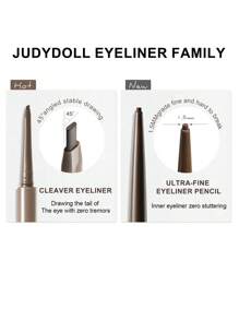 JUDYDOLL ULTRAFINE EYELINER GEL PENCIL, Fine Lining For Inner & Outer Eyes, Waterproof, Sweat-Proof, Long-Lasting, Unique Special New Product, Great Gift For Friends, Girlfriends, Wedding Essentials, Wedding Guest, Bachelorette Party, Natural Makeup For School, Sweet Makeup, Blood Colored Makeup, Date Makeup - #02 深棕 - 查看 7