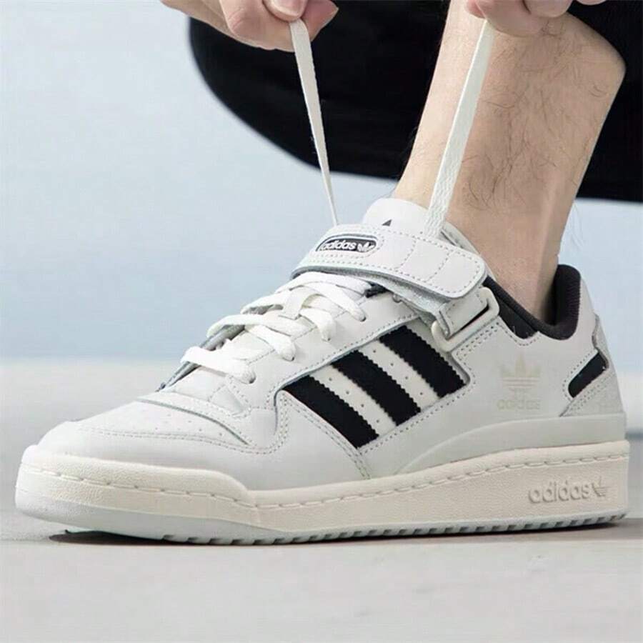 Adidas Originals 2026 New FORUM Casual Low-Top Sneakers IE7217 Unisex - Grey - View 1