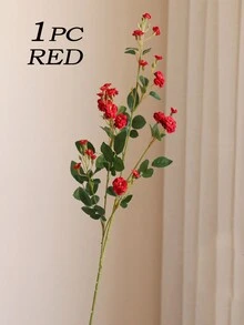 1支玫瑰花人造花，真實觸感假花，花藝人造中心，婚禮新娘訂婚派對、單身派對、生日週年慶、冬季聖誕房間裝飾、春季新年家居裝飾用品 - 薔薇玫瑰花 - 查看 13