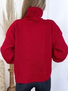 Women Sweaters - Đỏ - Xem 2