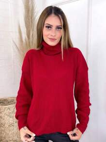 Women Sweaters - Đỏ - Xem 1