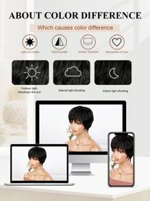 Short Pixie Cut Wigs For Women Glueless Wear And Go Wigs Heat Resistant Short Layered Wigs With Bangs Natural Looking Synthetic Full Wigs With Bangs: Beginner-Friendly Synthetic Wig