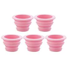 5PCS, Odor Proof Sealing Ring For Sewer, Washing Machine Drainage Pipe Sealing Plug, Washbasin Silicone Kitchen Odor Proof Cover - one-size - View 8