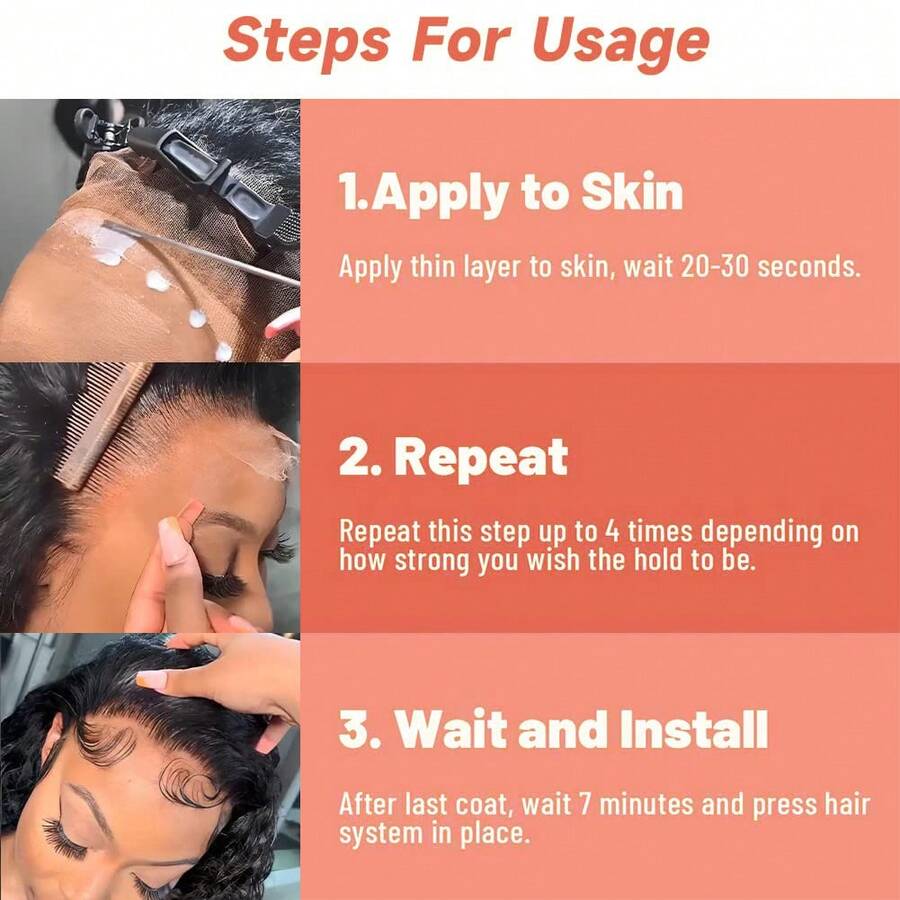 Wig Glue Lace Glue For Lace Front Wigs, Extra Hold Lace Front Wig Glue