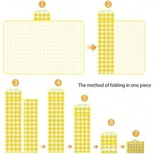 1pc Outdoor Picnic Mat, Waterproof And Moisture-Proof Thickened Mat, Portable Storage Picnic Mat, Camping Mat, Tent Mat