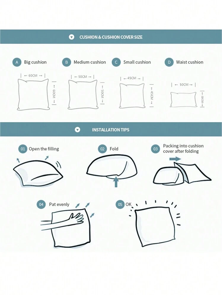 1 יחידה נרתיק כרית מסולסל זמש או כיסוי כרית מותני, מתאים לעיצוב ספת חדר שינה בסלון - כתום חלוד - ראה 4