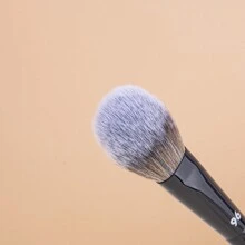 1pc Flat Professional Bronze Blush Brush, Makeup Tool For Blush And Powdered Products,Foundation Brush,Concealer Brush,Blush Brush,Contour Brush,Blush Brush,Bronzer Brush,Powder Brush,Foundation Brush,Blush Brush