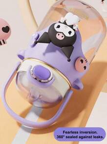 Sanrio Christmas Decoration 1Pc 820ml Large Capacity Water Bottle Portable Straw Water Cup Outdoor Sports Fitness Gift (Some Parts May Be Random),Cinnamoroll,Kuromi,Hello Kitty