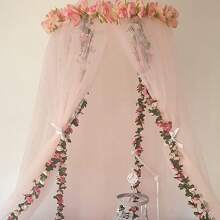 1pc Artificial Plastic Rose Vine Decoration, Simulation Rattan, Ideal For Wedding Ceremony, Air Conditioning Pipe Pipe Wrapping And Ceiling Wall Hanging - Multicolor - View 6