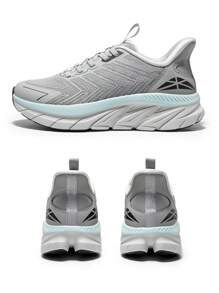 Women's Slip On Walking Shoes Running Comfortable Tennis Breathable Non Slip Athletic Gym Workout Cross Training Sneakers - 灰色 - 查看 5